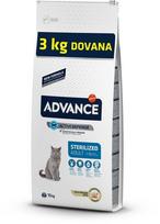 mieziai - 12 + 3 kg Dovanų Advance "Adult sterilized" maistas sterilizuotoms katėms - 1 nuotrauka