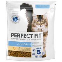 Perfect Fit maistas jaunoms katėms su vištiena, 750 g
