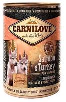 Šlapias šunų maistas Carnilove Wild Meat Salmon & Turkey for Puppies, žuvis/kalakutiena, 0.4 kg