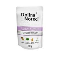 Šlapias šunų maistas Dolina Noteci Premium Beans And Brown Rice, triušiena/ryžiai, 0.1 kg