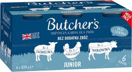 Šlapias šunų maistas Butchers Original Megapack Mix, ėriena/jautiena/vištiena, 0.4 kg, 6 vnt.