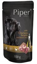 Šlapias šunų maistas Piper with Chicken Hearts and Brown Rice, vištiena, 0.15 kg