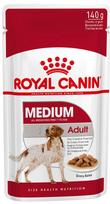 canin royal canin 10 kg - Šlapias šunų maistas Royal Canin Medium Adult Chunks in Gravy, 0.14 kg - 1 nuotrauka
