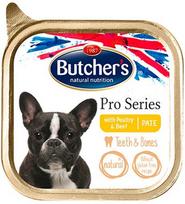 Šlapias šunų maistas Butchers Pro Series Teeth & Bones, jautiena/paukštiena, 0.15 kg