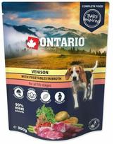 Šlapias šunų maistas Ontario Vital Dogs Life, daržovės/elnių mėsa, 0.3 kg
