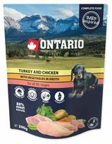 Šlapias šunų maistas Ontario Vital Dogs Life, vištiena/kalakutiena/daržovės, 0.3 kg