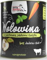 Šlapias šunų maistas Syta Micha Beef with Carrot, Apple & Basil, 0.8 kg