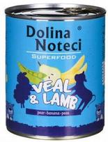 Šlapias šunų maistas Dolina Noteci Superfood, ėriena/veršiena, 0.8 kg