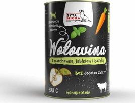Šlapias šunų maistas Syta Micha, jautiena/morkos/obuoliai, 0.4 kg