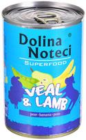 Šlapias šunų maistas Dolina Noteci Superfood, ėriena/veršiena, 0.4 kg