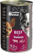 Šlapias šunų maistas Certech Super Beno Beef & Venison, 0.415 kg