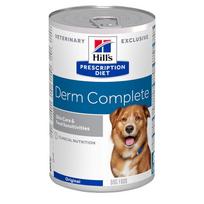derma - Šlapias šunų maistas Hill's PD Canine Derm Complete, 0.37 kg - 1 nuotrauka