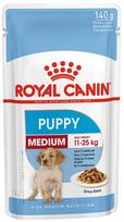 royal canin shn - Šlapias šunų maistas Royal Canin Puppy Medium, 0.14 kg - 1 nuotrauka