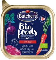 Šlapias šunų maistas Butchers Bio Foods, veršiena, 0.15 kg