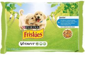 Šlapias šunų maistas Friskies, vištiena, 0.4 kg, 4 vnt.