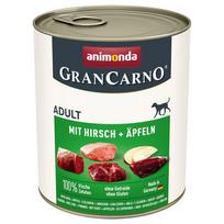 Šlapias šunų maistas Animonda GranCarno Deer & Apple, 0.8 kg