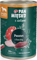 Šlapias šunų maistas Pan Miesko Duck Pate, 0.4 kg