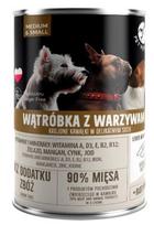Šlapias šunų maistas Pet Republic Liver & Vegetables, 0.4 kg