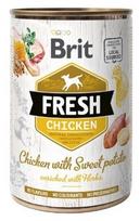 Šlapias šunų maistas Brit FRESH , vištiena, 0.4 kg
