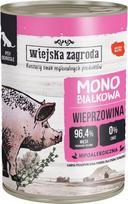 Šlapias šunų maistas Wiejska Zagroda Pork, 0.4 kg