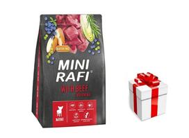 DOLINA NOTECI Rafi Mini sausas maistas šunims su jautiena 3kg + STAIGMENA ŠUNU