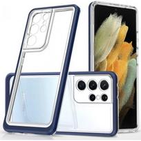 Hurtel "Clear 3in1 Case Galaxy S22 Ultra" Blue