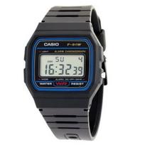 casio laikrodziai vyrams - Casio F-91W-1YEF - 1 nuotrauka
