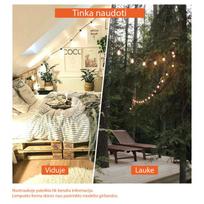 kaledines lemputes - Kalėdinę lauko girlianda 150 LED - 10 nuotrauka