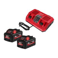 MILWAUKEE.M18HB8 akumuliatorius x2 + įkroviklis M18 DFC HNRGO4-802 ...