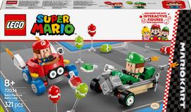 lego mario - LEGO® Super Mario Mario Kart™ – Baby Mario vs. Baby Luigi 72034, 321 vnt. - 1 nuotrauka