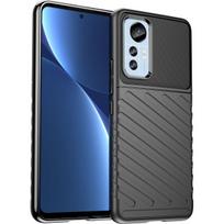 xiaomi 12 lite telefonai - Hurtel "Thunder Case Xiaomi 12 Lite" Black - 1 nuotrauka