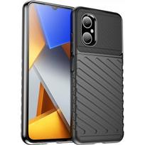 xiaomi poco telefonai 5g - Hurtel "Thunder Case Xiaomi Redmi Note 11E/ Redmi 10 5G/ Poco M4 5G" Black - 1 nuotrauka