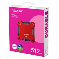 adata sd620 - ADATA External SSD SD620 512GB Red (Raudonas) - 4 nuotrauka