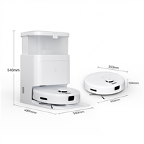 dry wet siurblys - Ecovacs DEEBOT N30 PRO OMNI White (Baltas) - 7 nuotrauka