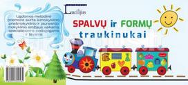 Spalvų ir formų traukinukai. Ugdomasis žaidimas