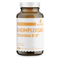  ECOSH bioaktyvus vitaminų B1–B12 kompleksas, 90 kapsulių