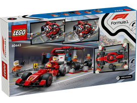 lego ferrari - LEGO City F1 Pit Stop & Pit Crew with Ferrari Car 60443, 322 vnt. - 5 nuotrauka