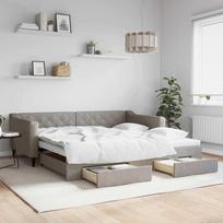 Sofa-lova vidaXL, 100x200 cm, pilka