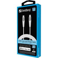 lightning mfi - Sandberg 136-48 USB-C PD to Lightning MFI 2M - 2 nuotrauka