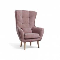 Fotelis Arti, rausvas, audinys Mat Velvet 63