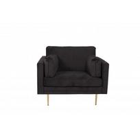 Fotelis Boom - juodas velvetas