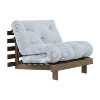 Baltas/šviesiai mėlynas fotelis Roots - Karup Design