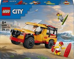 lego city sunkvezimis - LEGO® City Lifeguard Beach Rescue Truck 60453, 214 vnt. - 1 nuotrauka