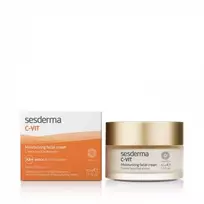 drekinantis kremas veidui - Drėkinamasis veido kremas SESDERMA C-VIT 50ml - 1 nuotrauka