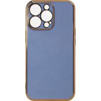 remantuoja telefonus - Hurtel "Lighting Color Case Xiaomi Redmi Note 11" Gold Frame Blue - 1 nuotrauka