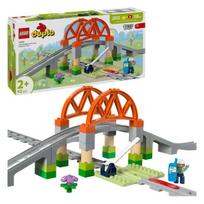 traukinukas - LEGO® Duplo Train Bridge And Tracks Expansion Set 10426, 42 vnt. - 2 nuotrauka