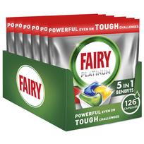 Indaplovių kapsulės Fairy Platinum All in One, 126 vnt.
