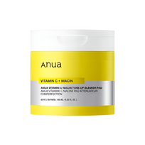 Anua Vitamin C Niacin Tone Up Blemish Pad - vitamino C tonerio padeliai, 60 vnt