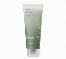 Anua Heartleaf Succinic Moisture Cleansing Foam - rūgštinis veido prausiklis, 150 ml