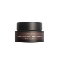 rice cream - HaruHaru Wonder Black Rice 10 Hyaluronic Cream Unscented - veido kremas, 50 ml - 1 nuotrauka